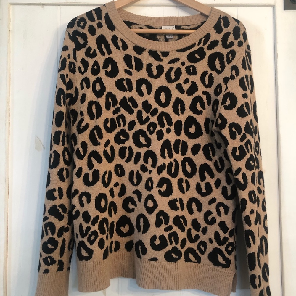 Leopard Sweater Size L